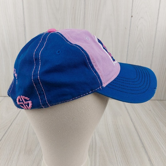 Simply‎ Southern Hat Cap Blue Pink Womens Adjustable Strap Size Distressed - Picture 2 of 7